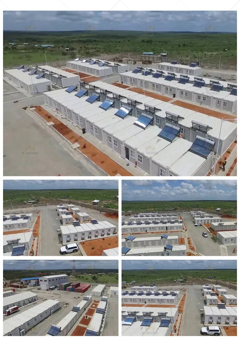 Low Cost Construction Site Housing Solutions 20FT Container House for Labor Camp