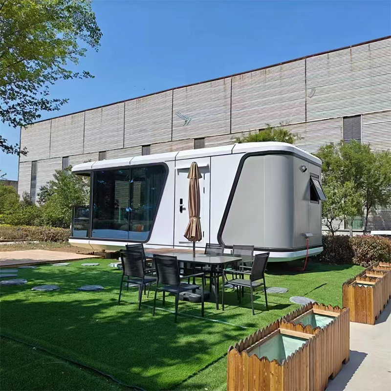 20ft Prefabricated Container House House Capsule 3 Bed Prefab Prefabricated Cabin Insulated Quiet Secure for Hotel Rental Camp