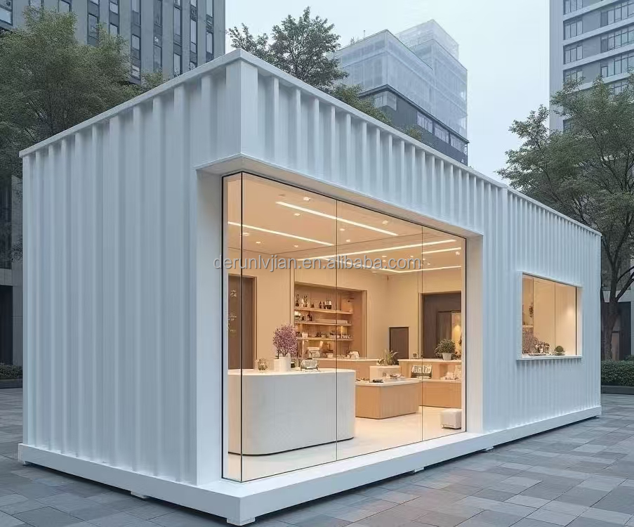 Creative Breathable Container House Mobile Homestay Postmodern Design For Hotel Use Prefabricated Living Room Bedroom Space Free