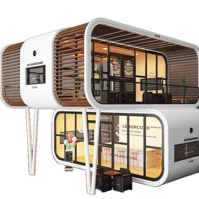 Creative Space Capsule Hotel Mobile House Villa Steel Scenic Spot Net Red Homestay Room Inspired Apple Warehouse Factory