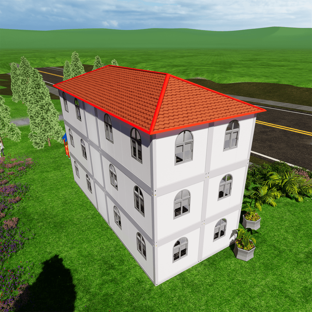 New Design 3-story Building Demountable Container Homes Prefab Modular Luxury Apartment Kit Set Ready Made House