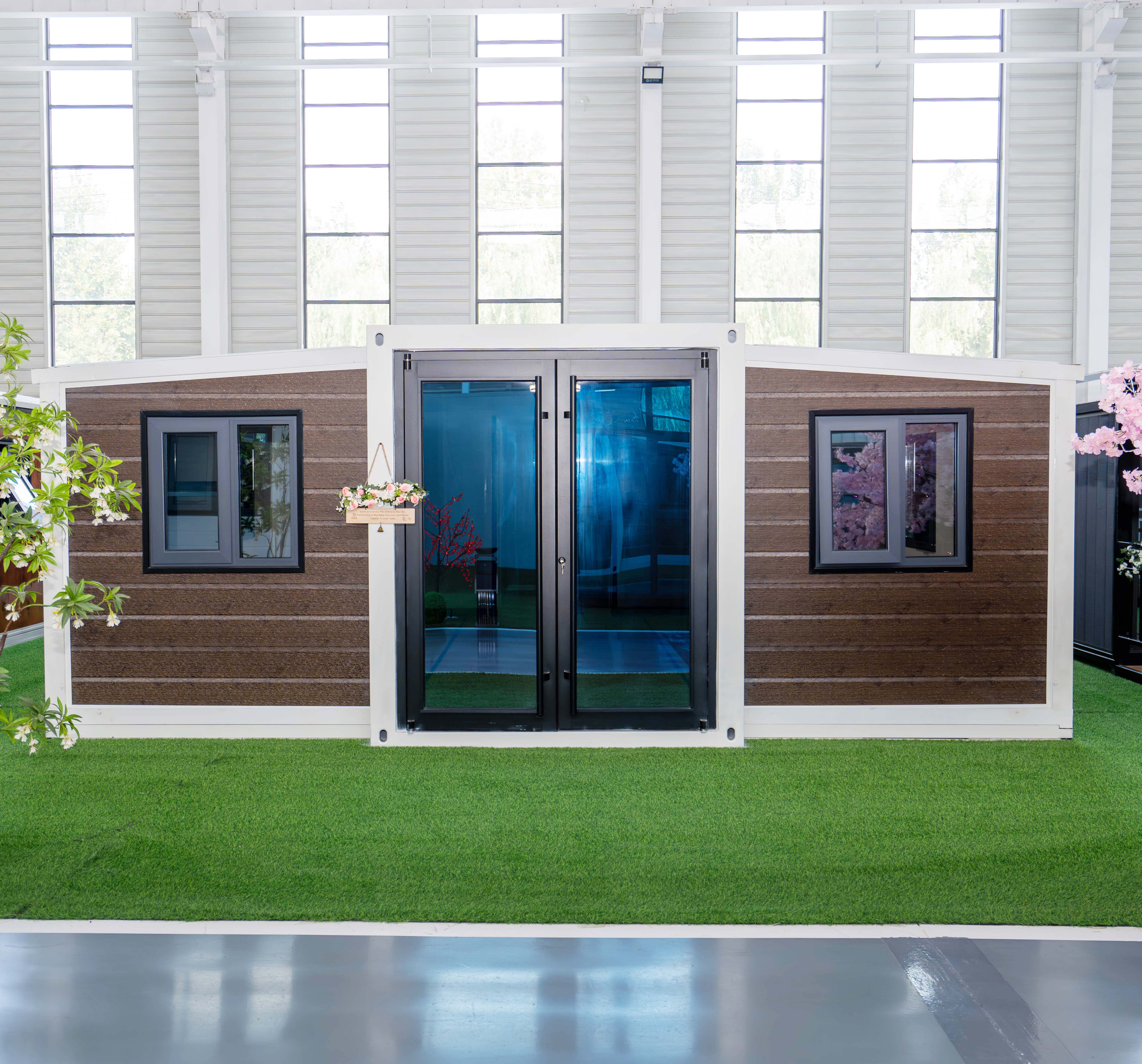 Modern Sustainable Community Home 20ft40ft Energy-Efficient Prefab Villa 2-3 Bedroom Expandable Unit for Eco Village &amp; Urban