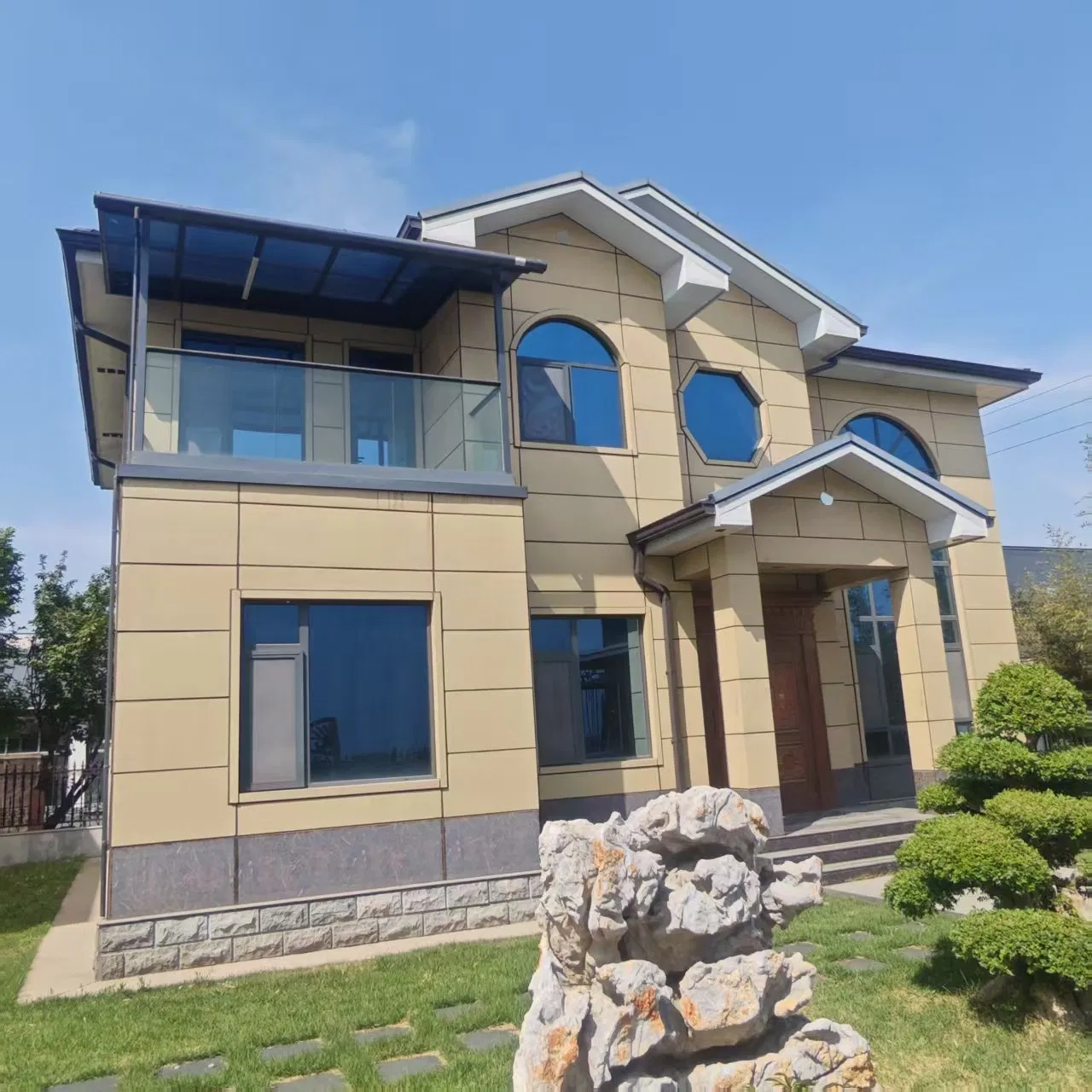 Two-Stories Eco-Friendly Modular Living Light Steel Villa