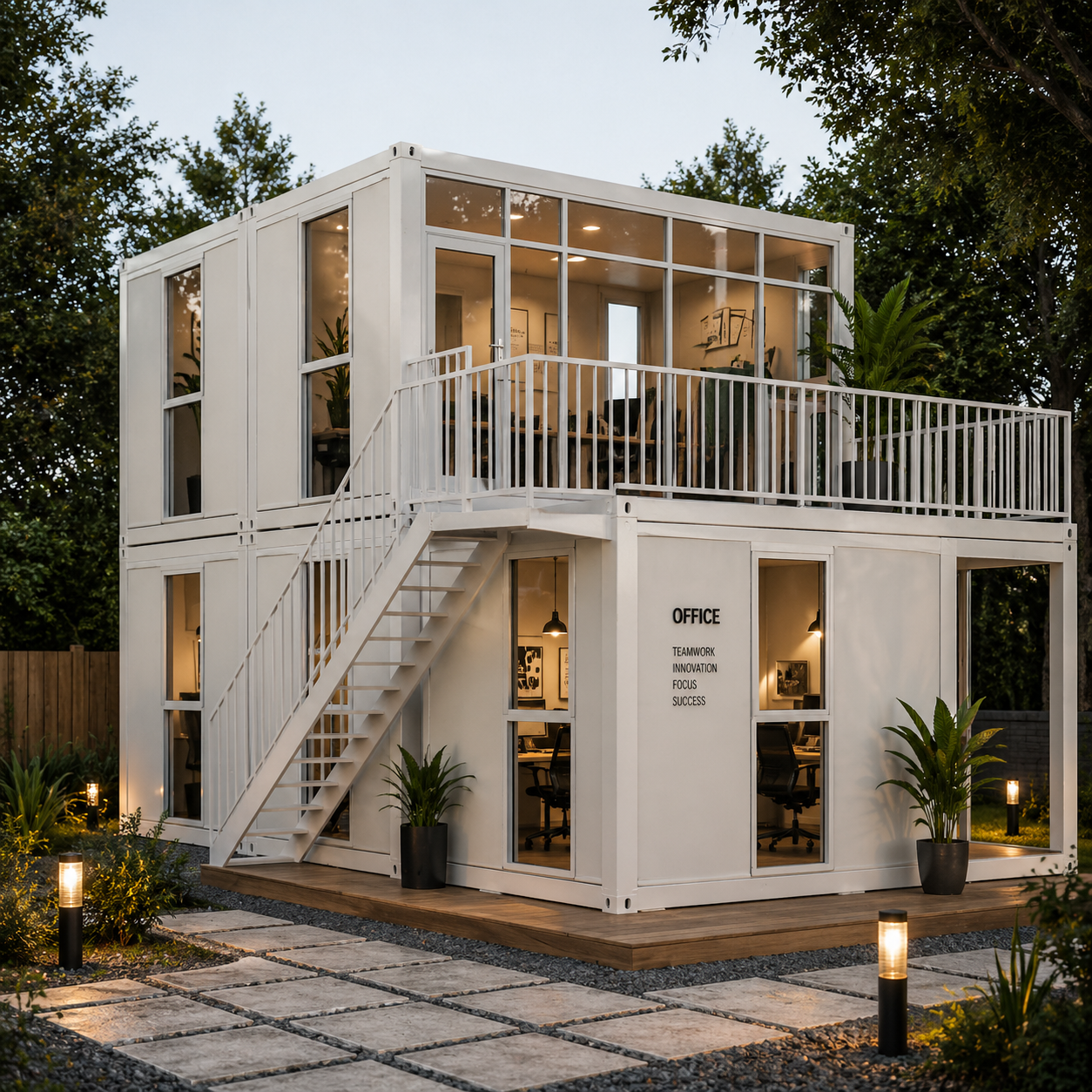 Factory Prefab Casa Modular Detachable Flat Pack Container Tiny Homes Cabin Office Living Pods Kit Houses Ready to Ship