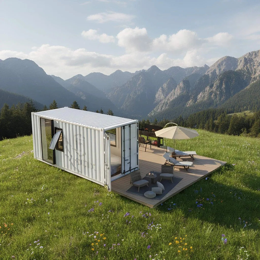Steel Tiny Prefabricated Elegant Robust Luxury Eco-Friendly Prefab Container House