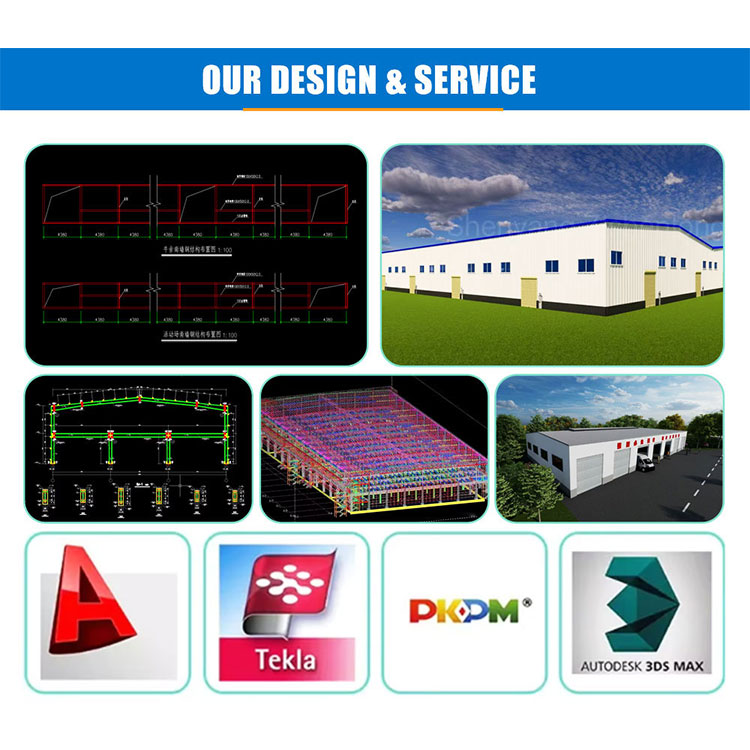 Hot Selling Prefabricated Steel Structure Warehouse Factory Modular Metal Frame Industrial Building Customization