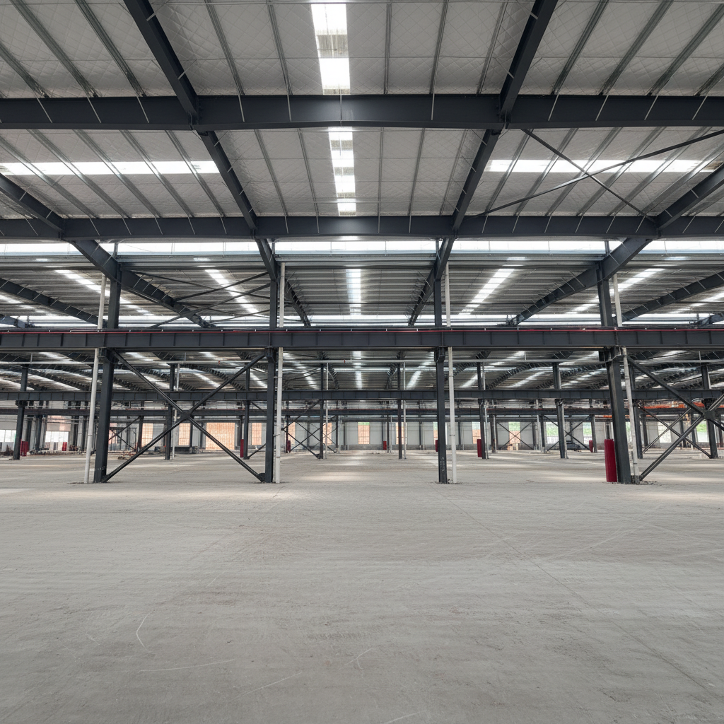 Industrial Steel Warehouse Design Prefabricated Factory Building Cost Free 3D Design &amp; Technical Proposal Within 24 Hours
