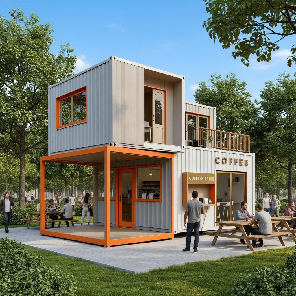 Eco-Friendly Container Home Sustainable Prefabricated Steel House Temporary and Permanent Use Modular Mobile Container House