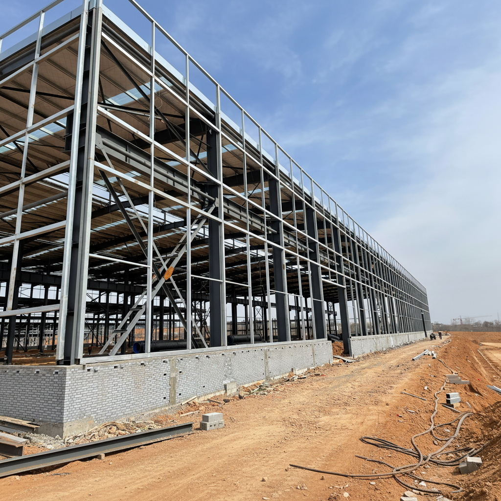 Industrial Steel Warehouse Design Prefabricated Factory Building Cost Free 3D Design &amp; Technical Proposal Within 24 Hours