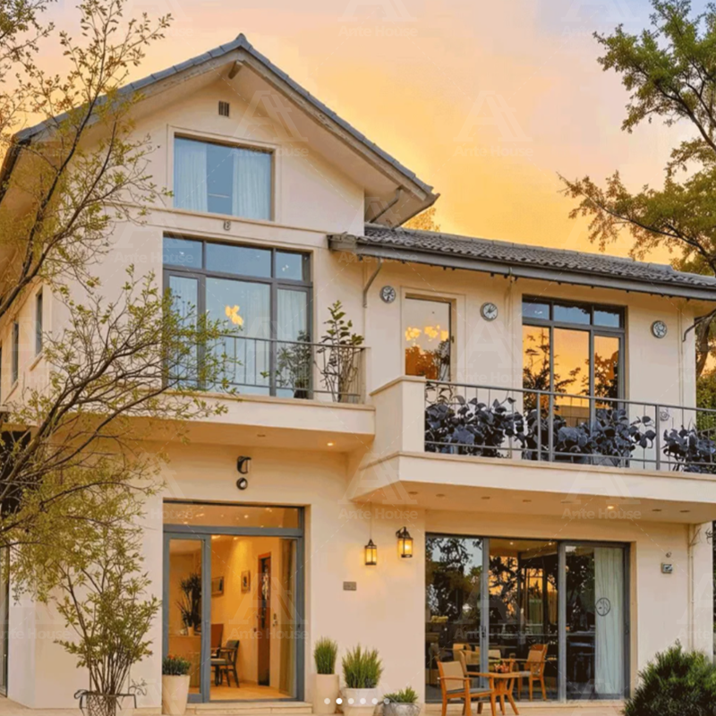Luxury Modern Design Modular Hotel Prefab Villa Home Fast Installation Light Steel Structure Prefabricated House Villa 4 Bedroom