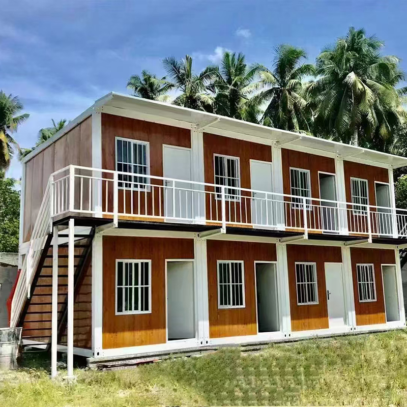 Factory Custom Modular Prefabricated Container Apartment Building 2 Storeys Sturdy New Model Mobile House