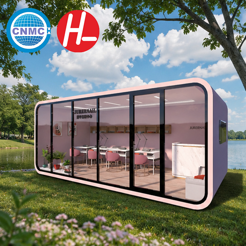 Luxury Apple Cabin Home With Double Glazed Windows and High Strength Structure for Boutique Hotel Projects