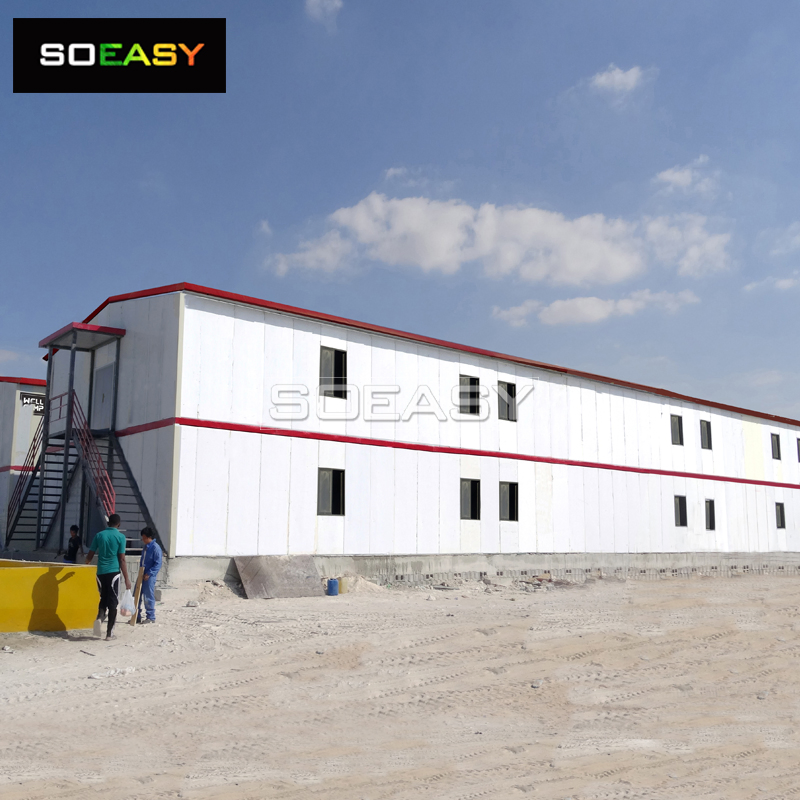Long Life Span Labour Camp Light Steel Frame Building for Worker Dormitory