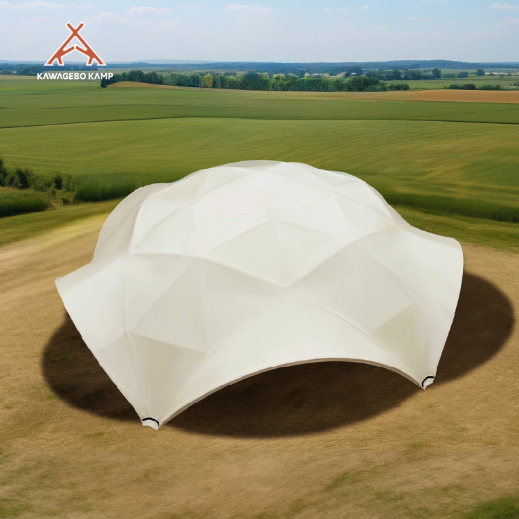 Kawagebo Kamp (KK) Customized 64㎡ Large PVDF Luxury Glamping Canopy Tent For Campgound
