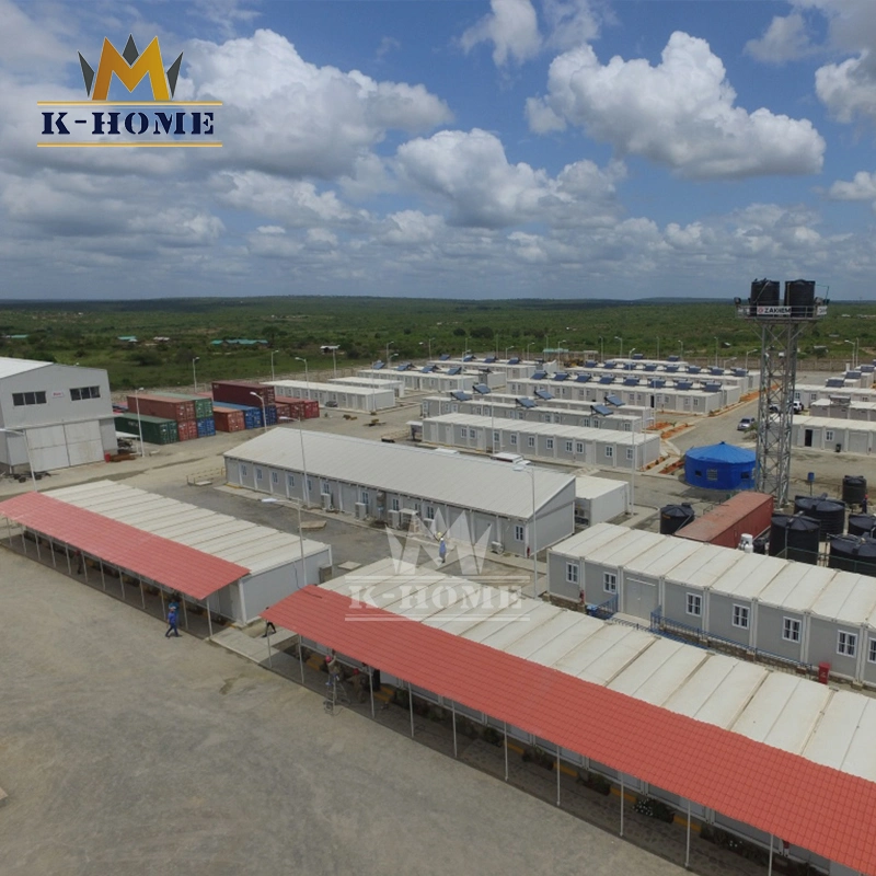 Low Cost Construction Site Housing Solutions 20FT Container House for Labor Camp