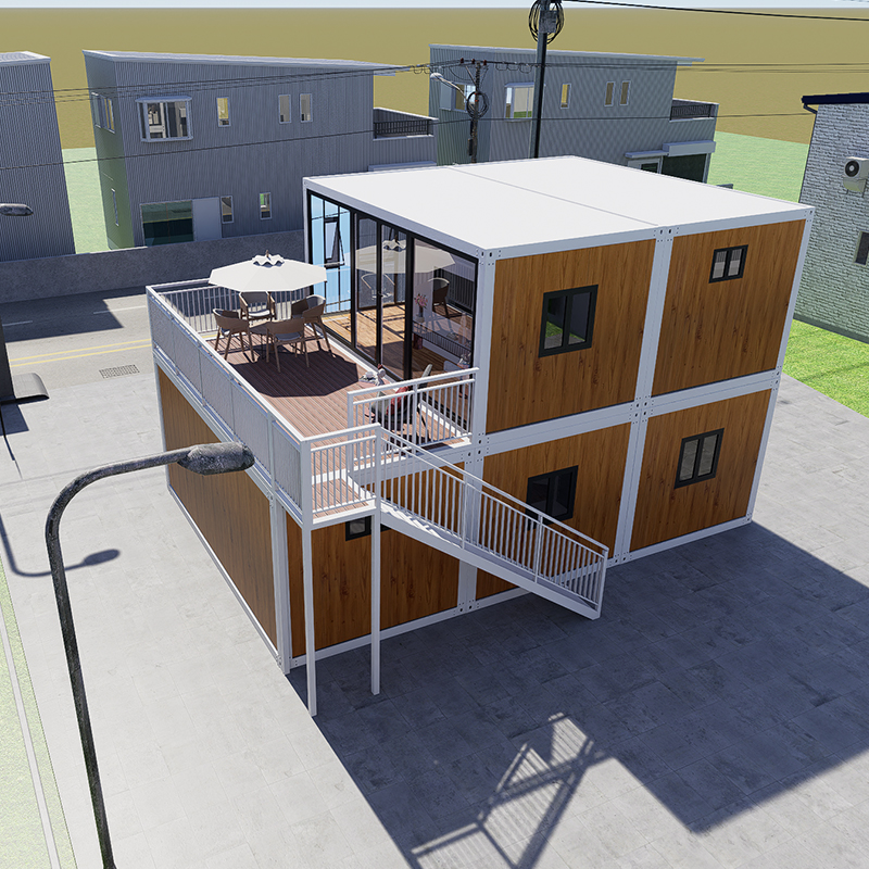 Low Cost Flat Pack Container House Fast Assemble Temporary Warehouse Office Modern Design Apartment Hotel Villa