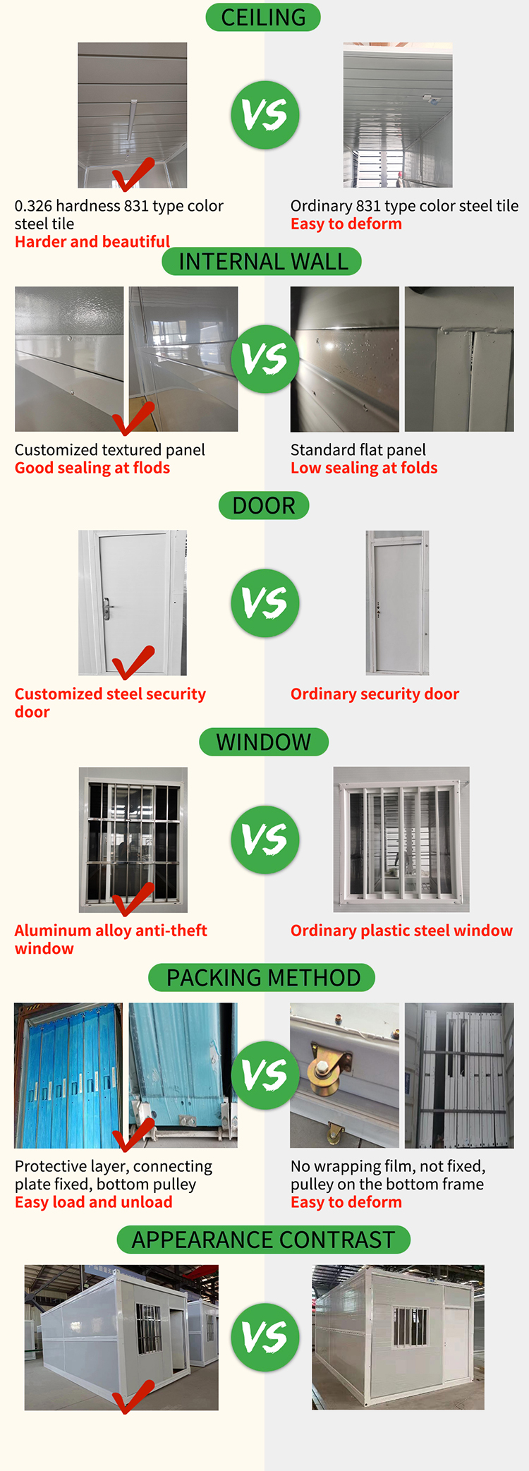 Folding container unit view 4