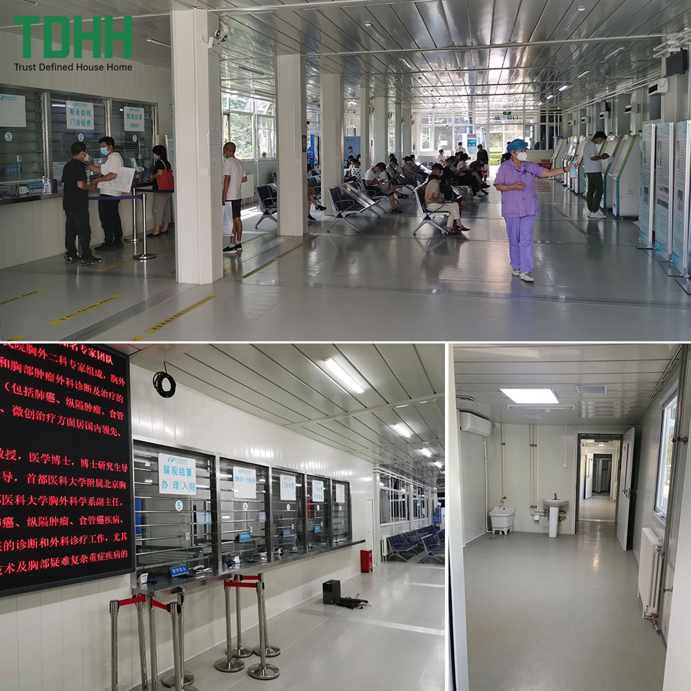 Fast Assembly Quick Install Ward Laboratory Clinic Pharmacy Medical Center Flat Pack Modern Modular Hospital Container House