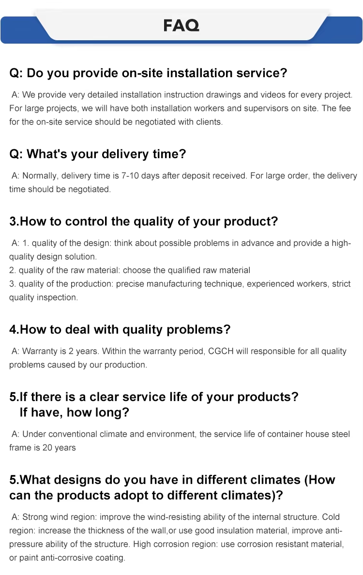 FAQ Overview