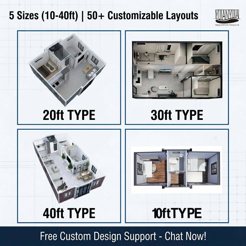 Luxury Duplex 20ft Solar Expandable House Double Story Prefab Villa Energy Independent Home Sustainable Modular Home
