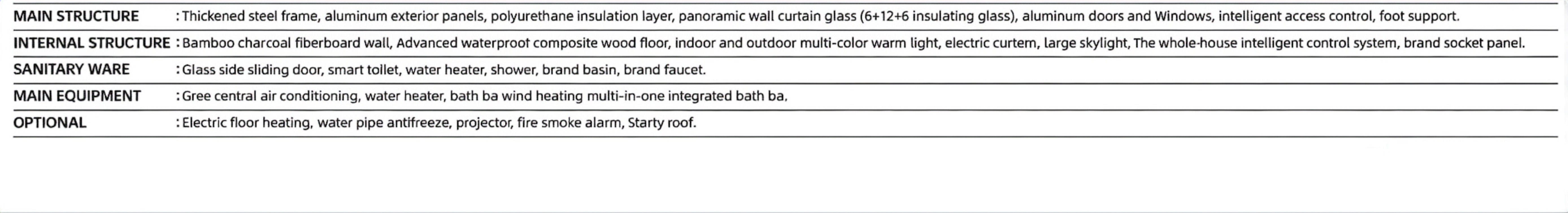 Prefab Steel Structure Breathable Hotel Container House Apple Cabin Modular Flat Pack Modern Office Pod E70 Model