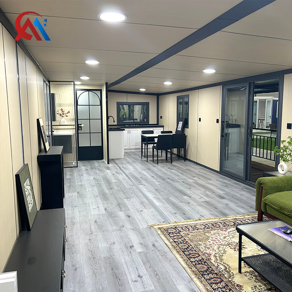 Luxury 3 Bedroom Bath Expandable Container House 20ft Container Steel Structure Home For Sale