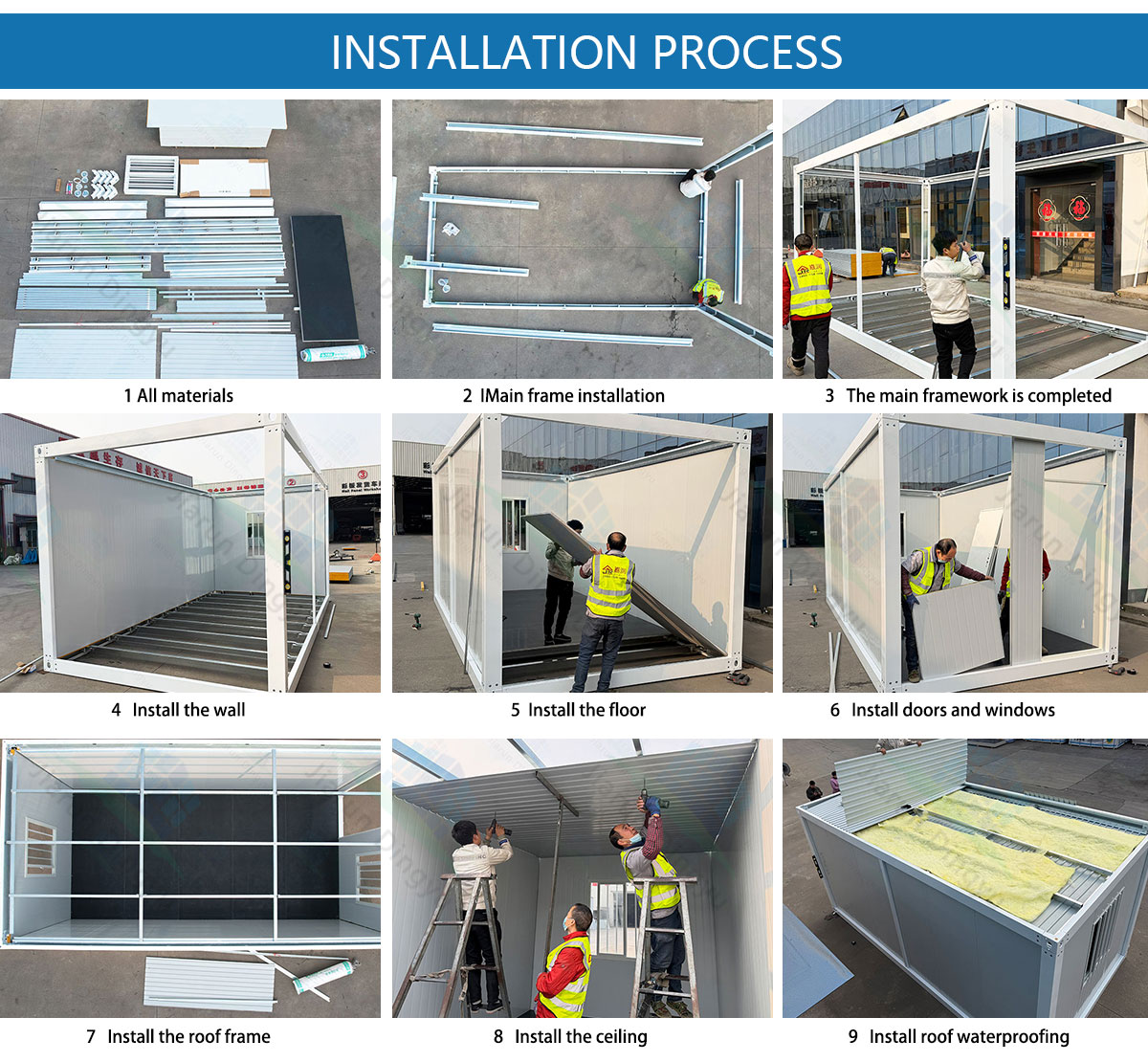 High Quality Prefabricated House Modular Homes 20ft 40ft Apartment Modular Container House for Salee