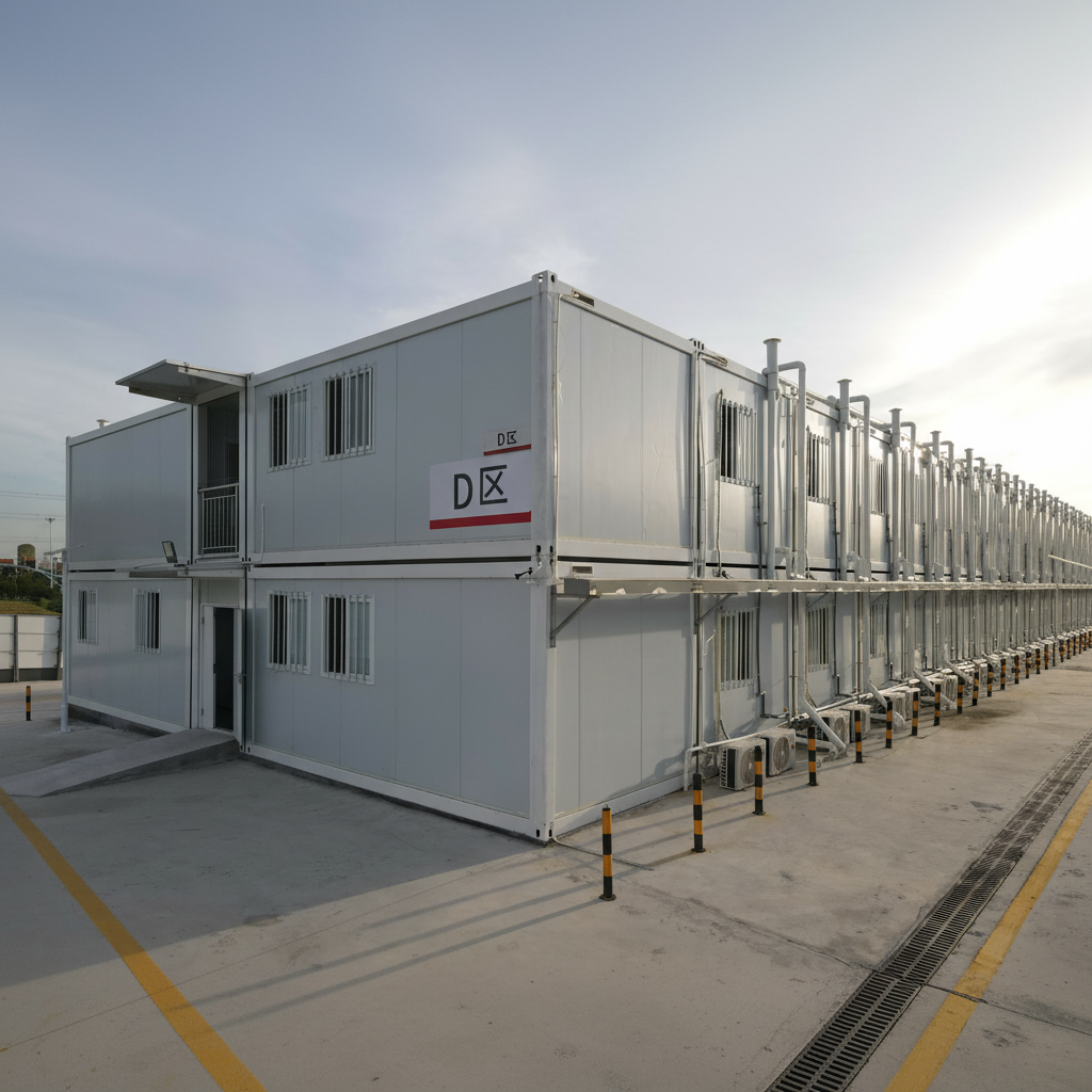 TOPPRE Container House Dormitory Worker Camp Hotel Accommodation Detachable Container Home Prefabricated Houses for Mining Camp