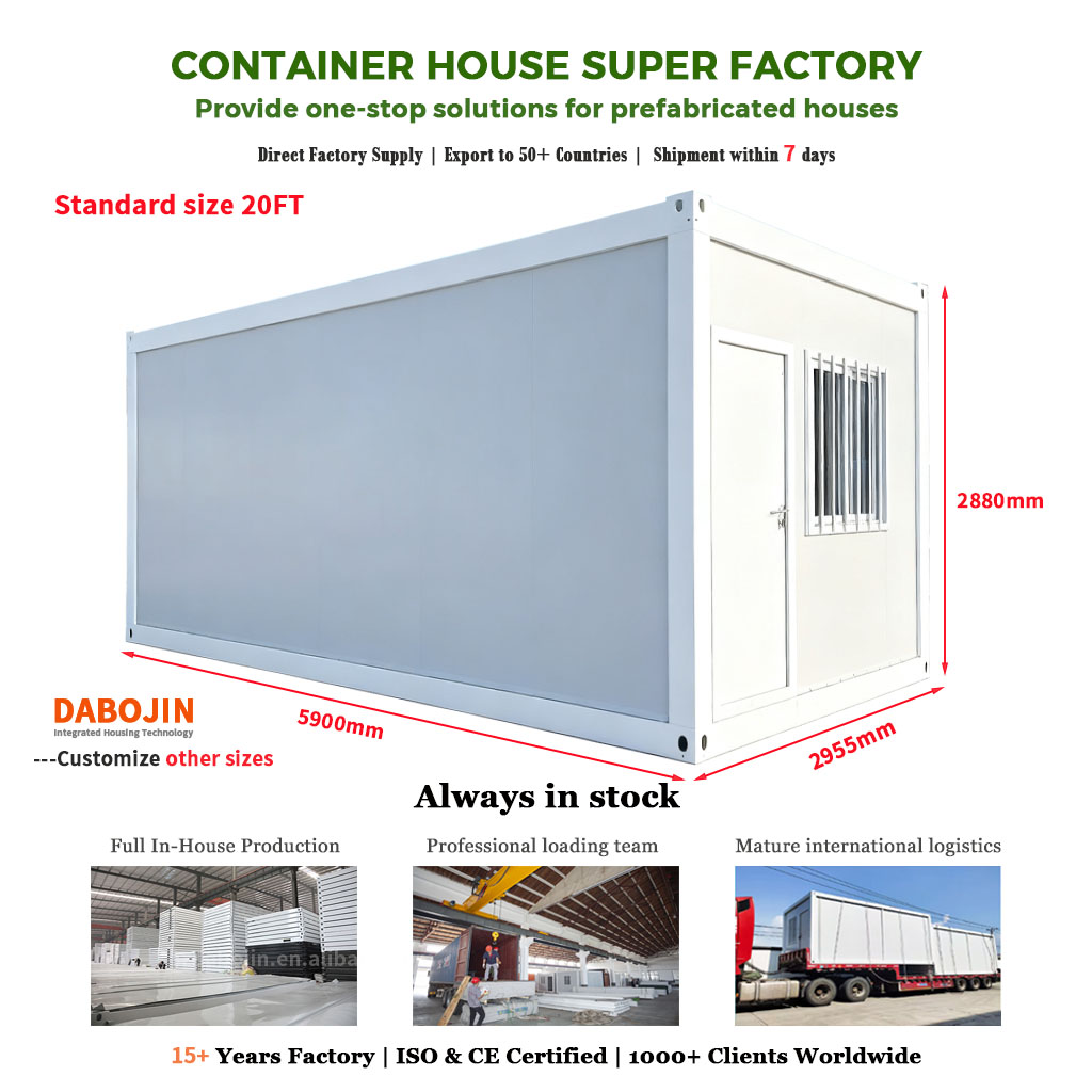 2 Story 3 Bedroom 2 Bath Luxury Container House 40ft Prefab Modular Home Villa