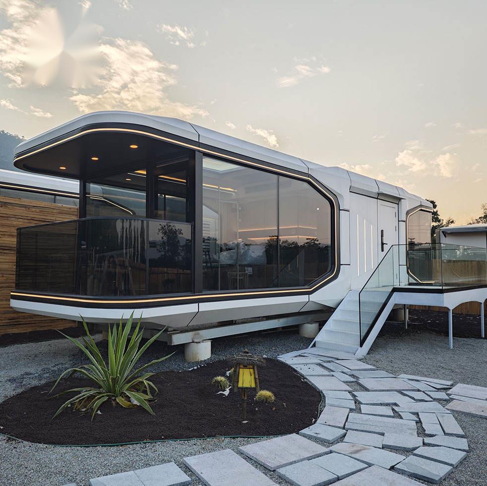 Cymdin Portable Modular Prefabricated Space Capsule Apartment House Waterproof Steel Bathroom for Hotel Villa Office Building