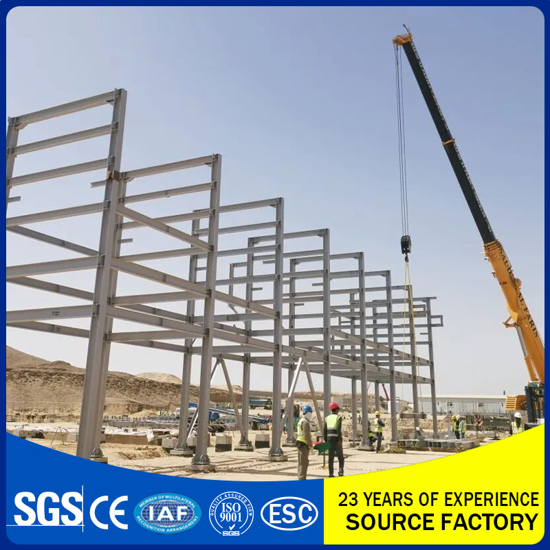 Energy Saving CE Good Insulation Steel Building Prefabricated Building Prefabricated House for Site Temporary Office in Large Worker Camps