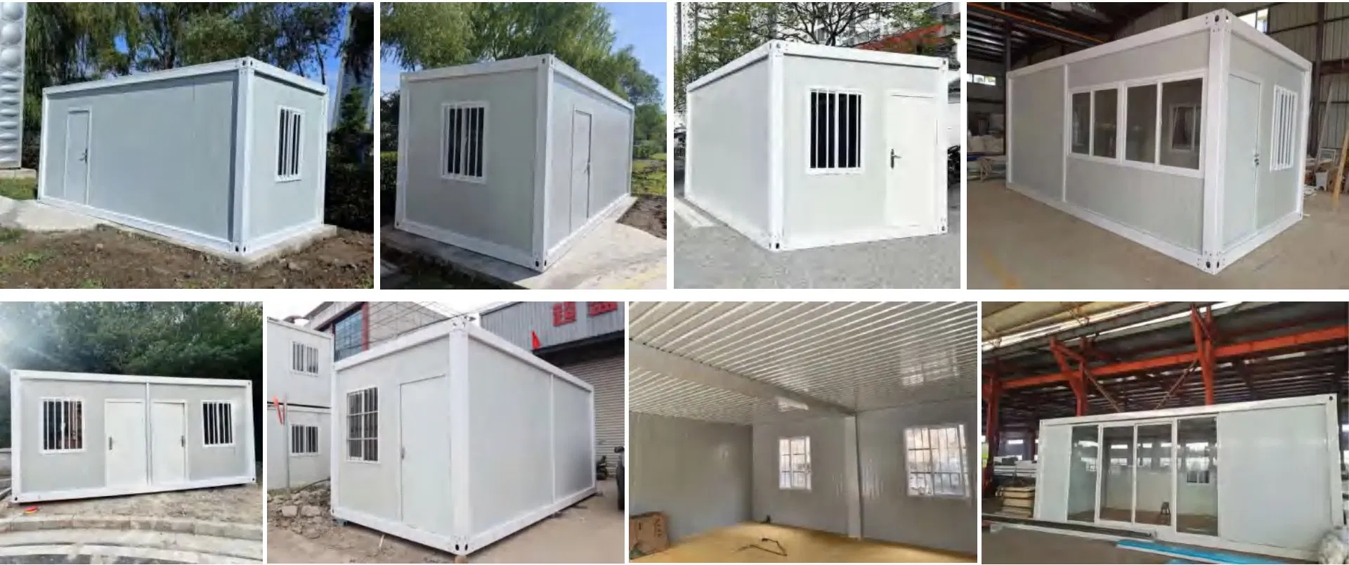 Modern 20FT Flat Pack Modular Prefab Tiny Home Solutions Detachable Container House Prefabricated House