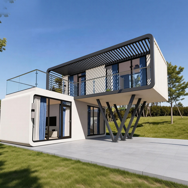 Customization Explosive Models 20ft Apple Cabin Waterproof Insulated Prefabricated House Customized Mobile Tiny Home