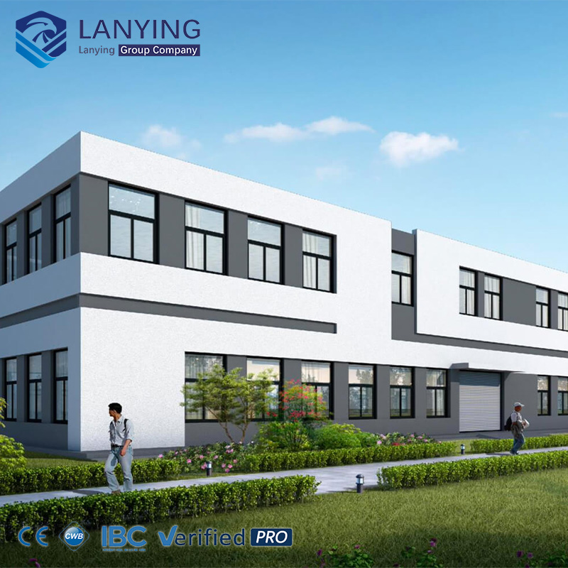 50*20m Customized Modern Steel Structure Building With Integrated Storage Warehouses Suitable For Offices And Hospitals.