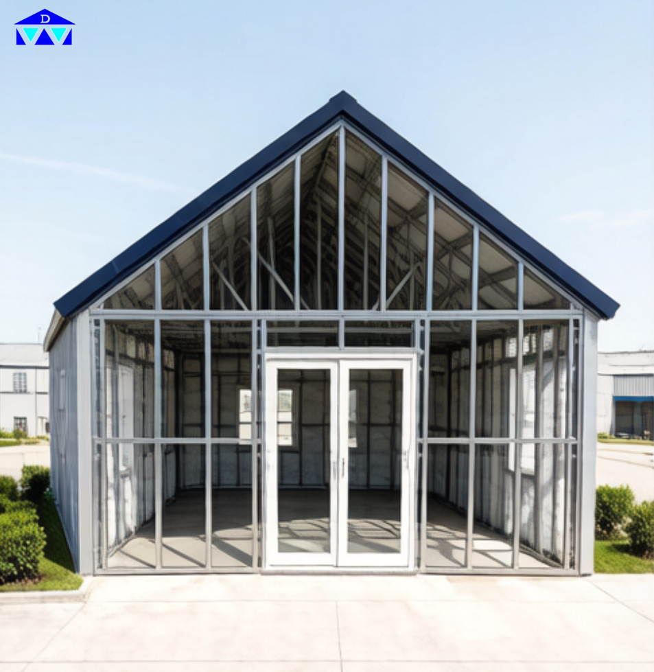 Quick Installation Single Story Metal Building with Integrated Office