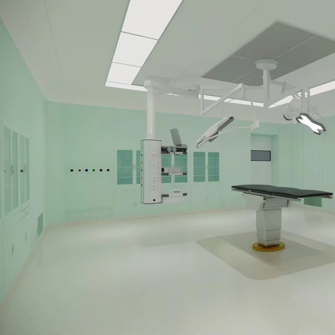 2025 New Modular Operating Room Laminar Flow Surgical Theater Hospital Clean Room with HEPA Filter Class100-10000 Mobile Design