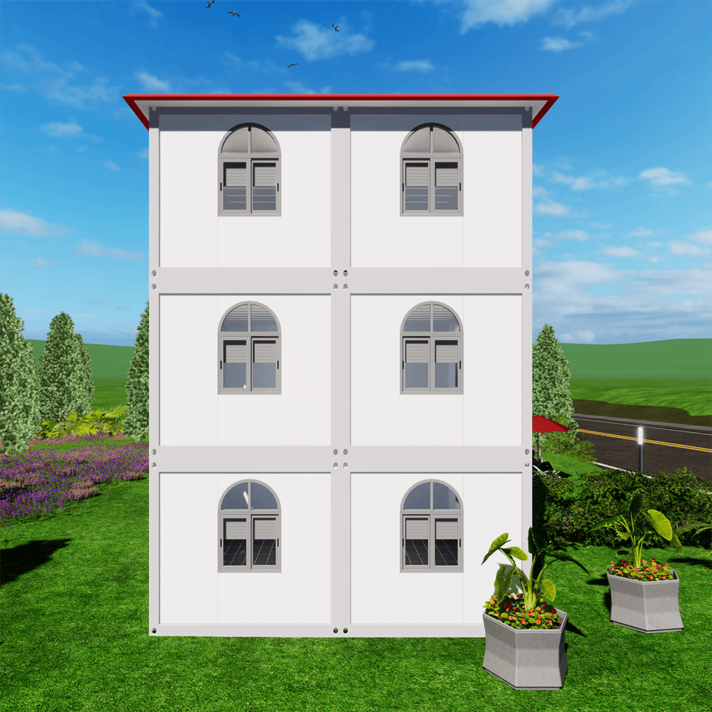 New Design 3-story Building Demountable Container Homes Prefab Modular Luxury Apartment Kit Set Ready Made House
