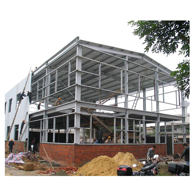Prefabricated Fabrication Steel Space Frame Metal Galvanized Steel Structure Residential Building For Sale