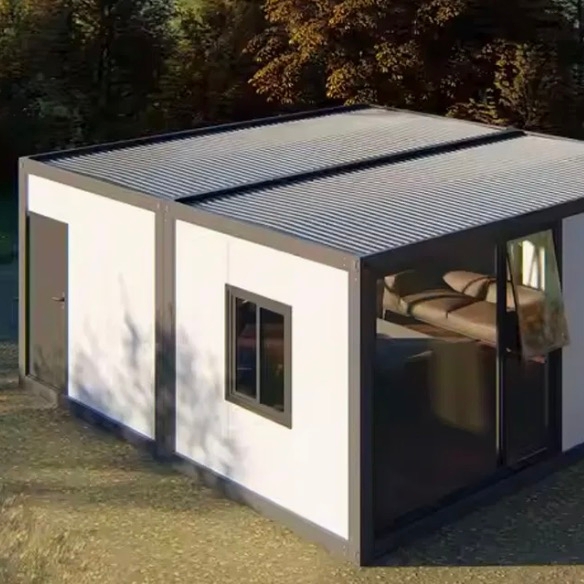 Custom Eco-friendly Luxury Two Bedrooms Shipping Container House Fast Build Outdoor Hotel Detachable Container House