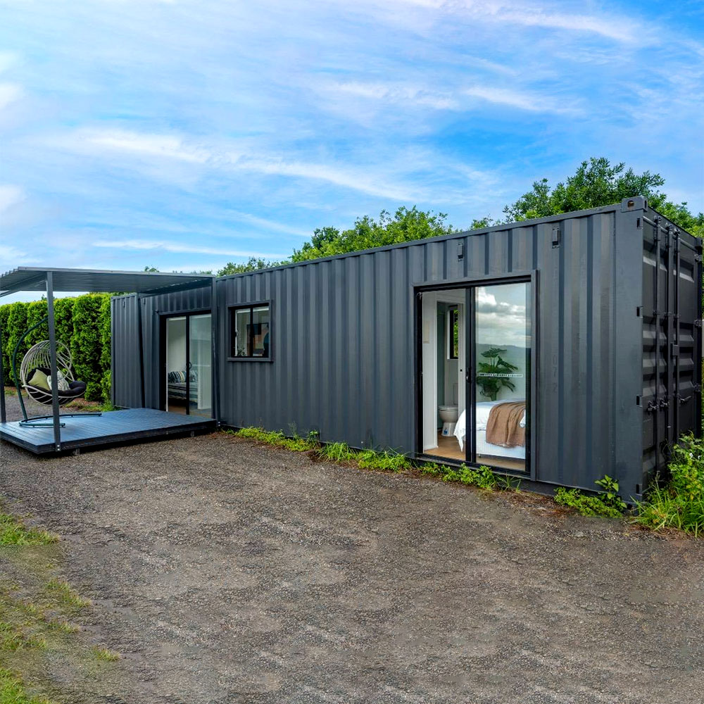 Prefab 20ft Tiny House Fully Furnished One Bedroom Expandable Shipping Container Homes