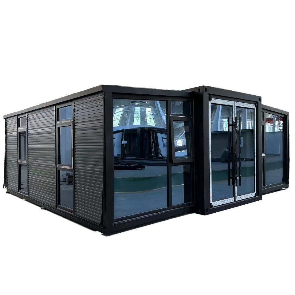 Luxury 3 Bedroom 1 Living Room 1 Fully Equipped Bathroom Kitchen Modular Container House-Tiny Homes For Adults Expandable Prefab