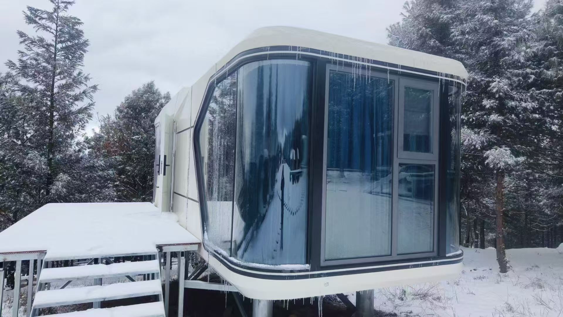 Factory Affordable Vacation Luxury Mini Mobile Home, Durable Time Saving Mobile Modular Home