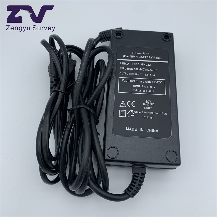 New Replacement Gkl22 Charger for Laic Total Station Geb70 Geb77 Geb187 Geb171 Battery