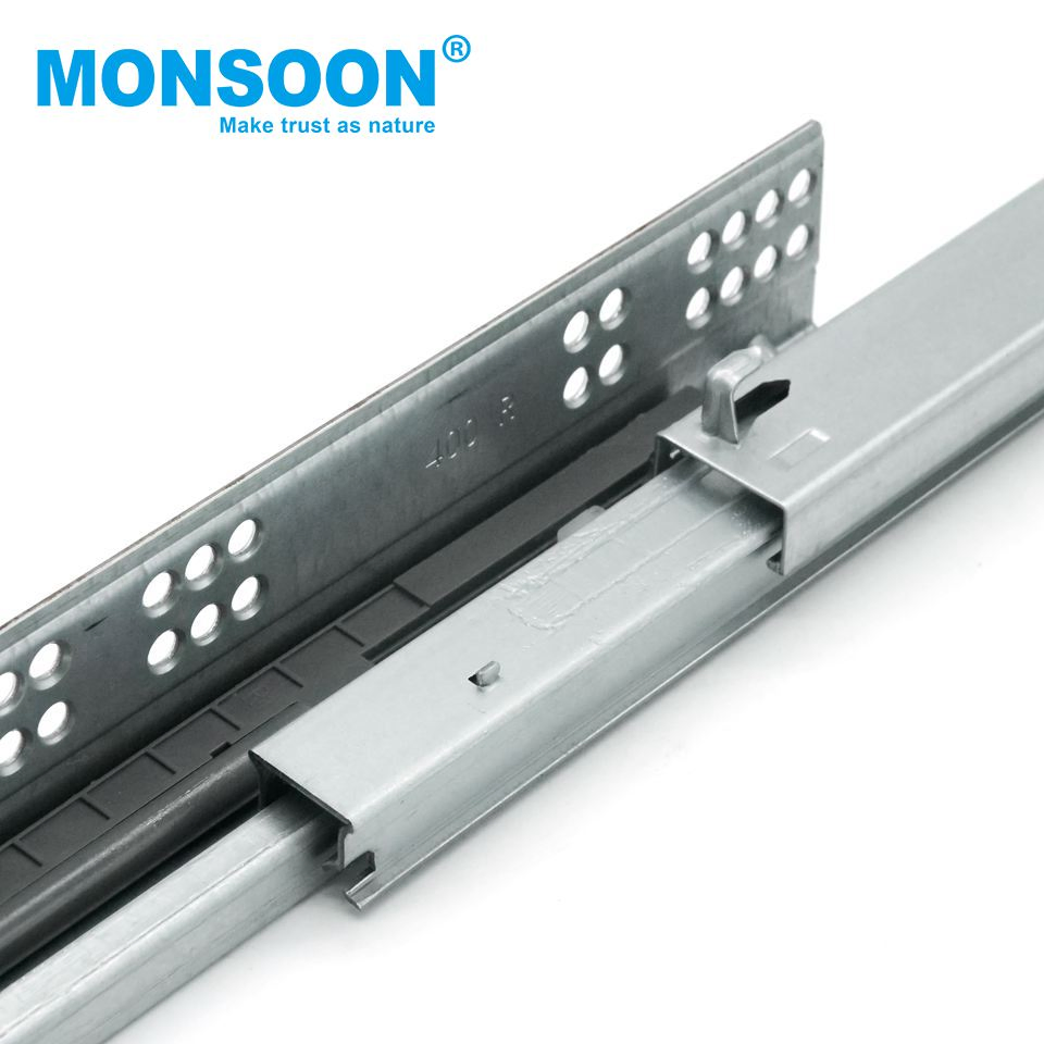 84mm Height Kitchen Cabinet Fitting Under Mount Grey Zinc Plated Electrical Slim Box High Penetration Ultrabox-Glass Drawer System