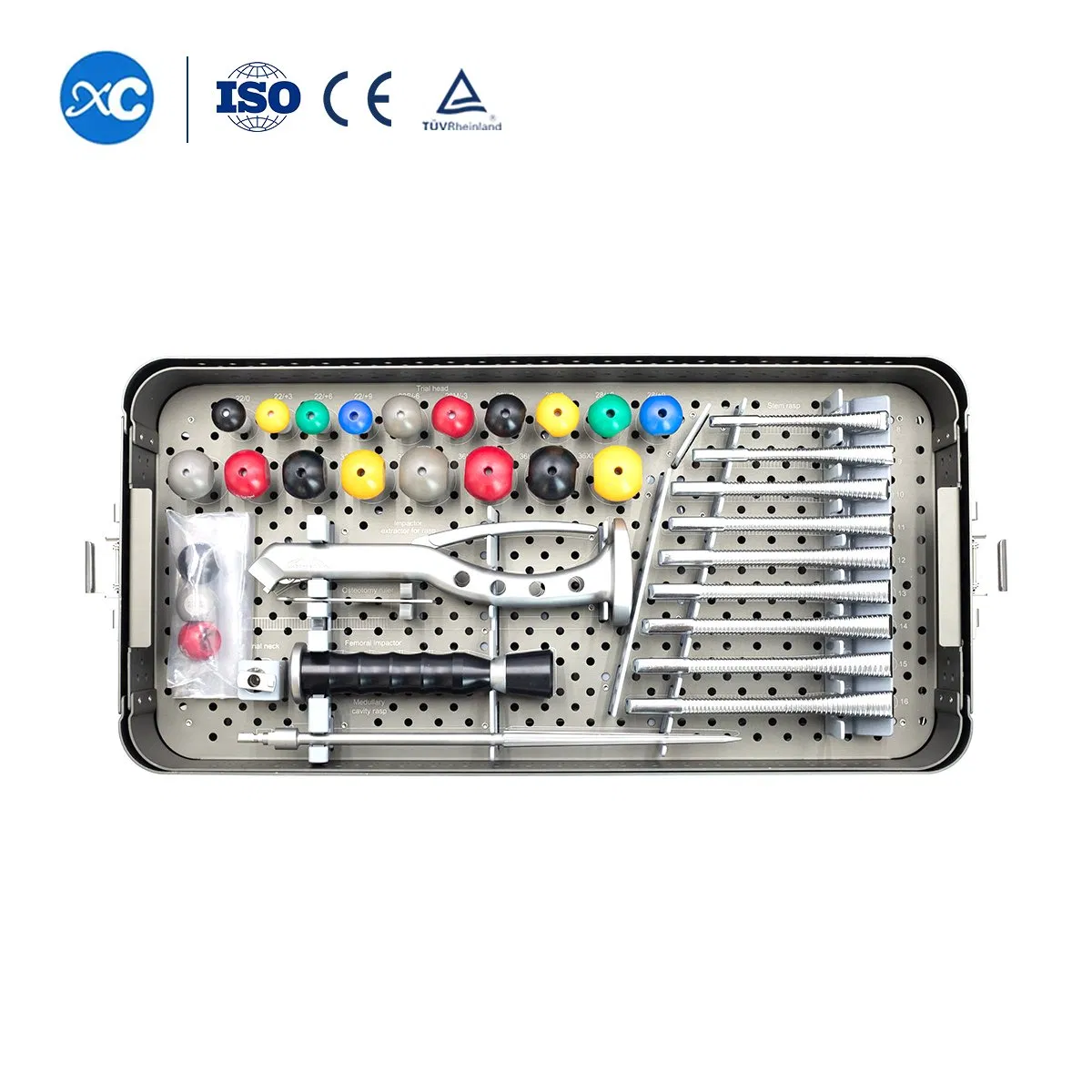 China Factory OEM Support Thr/Tkr Total Knee and Hip Joint Replacement Instrument Set