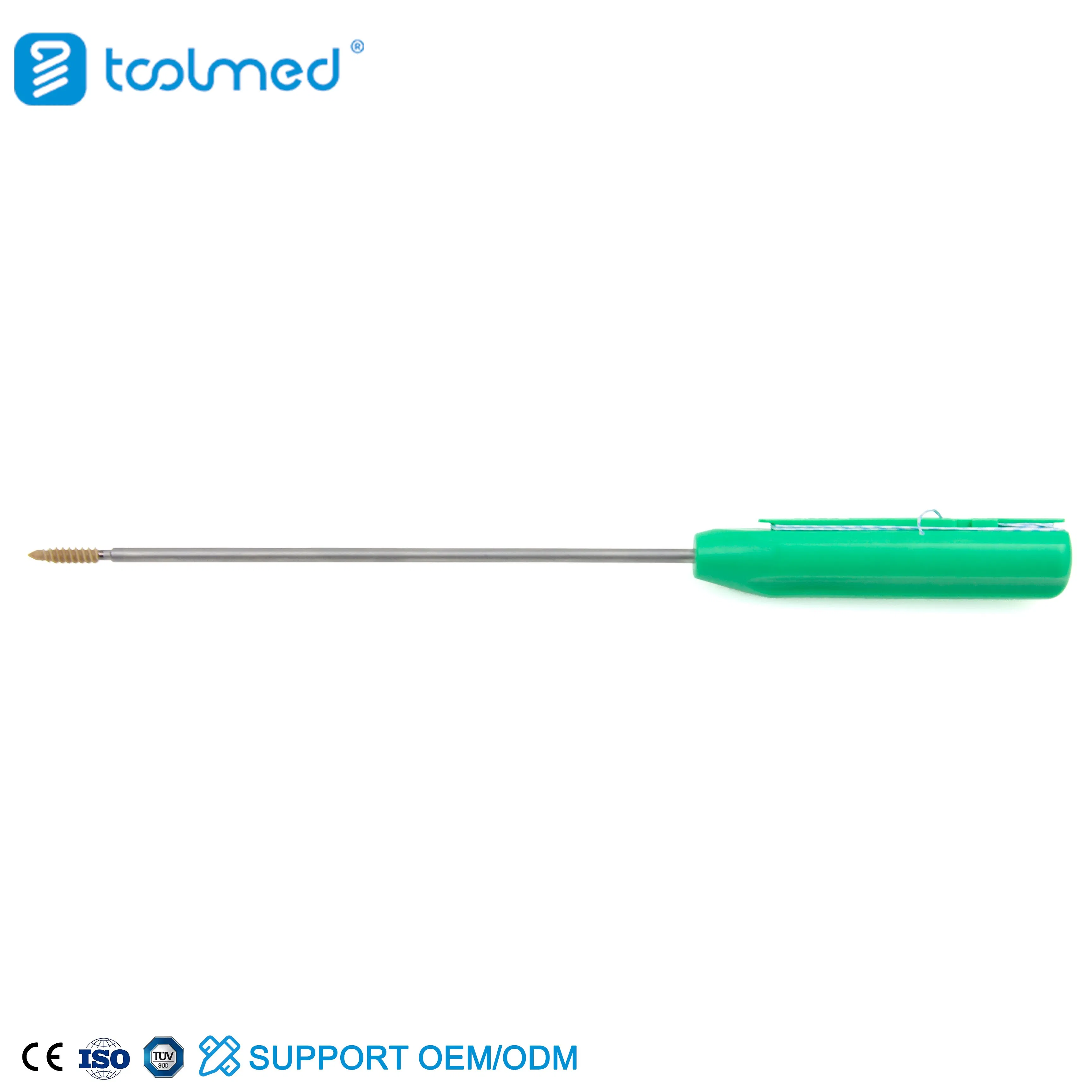 Knotted Titanium Suture Anchor (without no seams nor needle work)