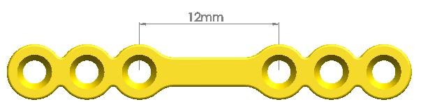 Jinlu Medical Orthopedic Implant 2.0mmstraight Maxillofacial Platetype-VI