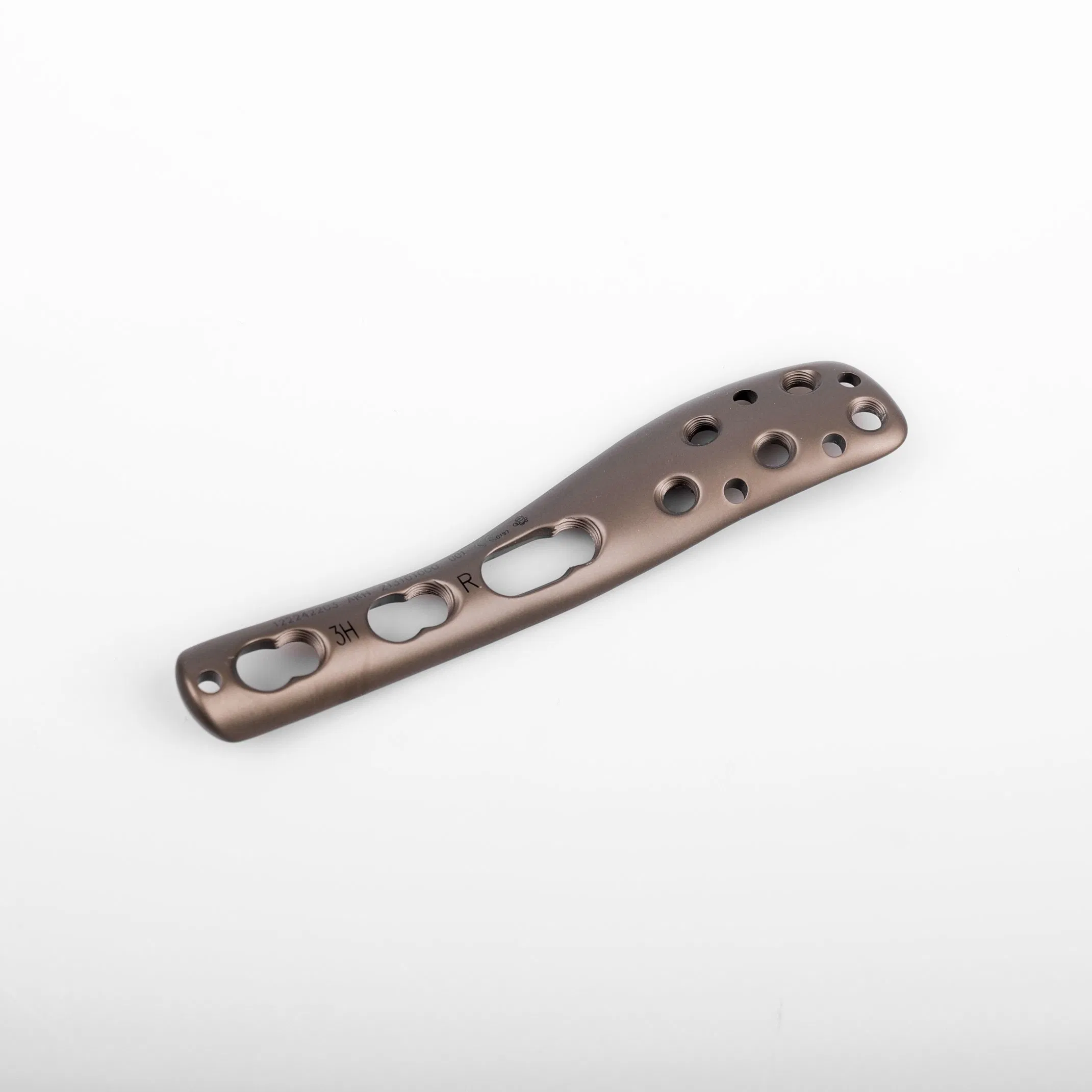 Canwell Orthopedic Titanium Distal Fibular Fracture Locking Plate, Osteosynthesis Fibula Plate