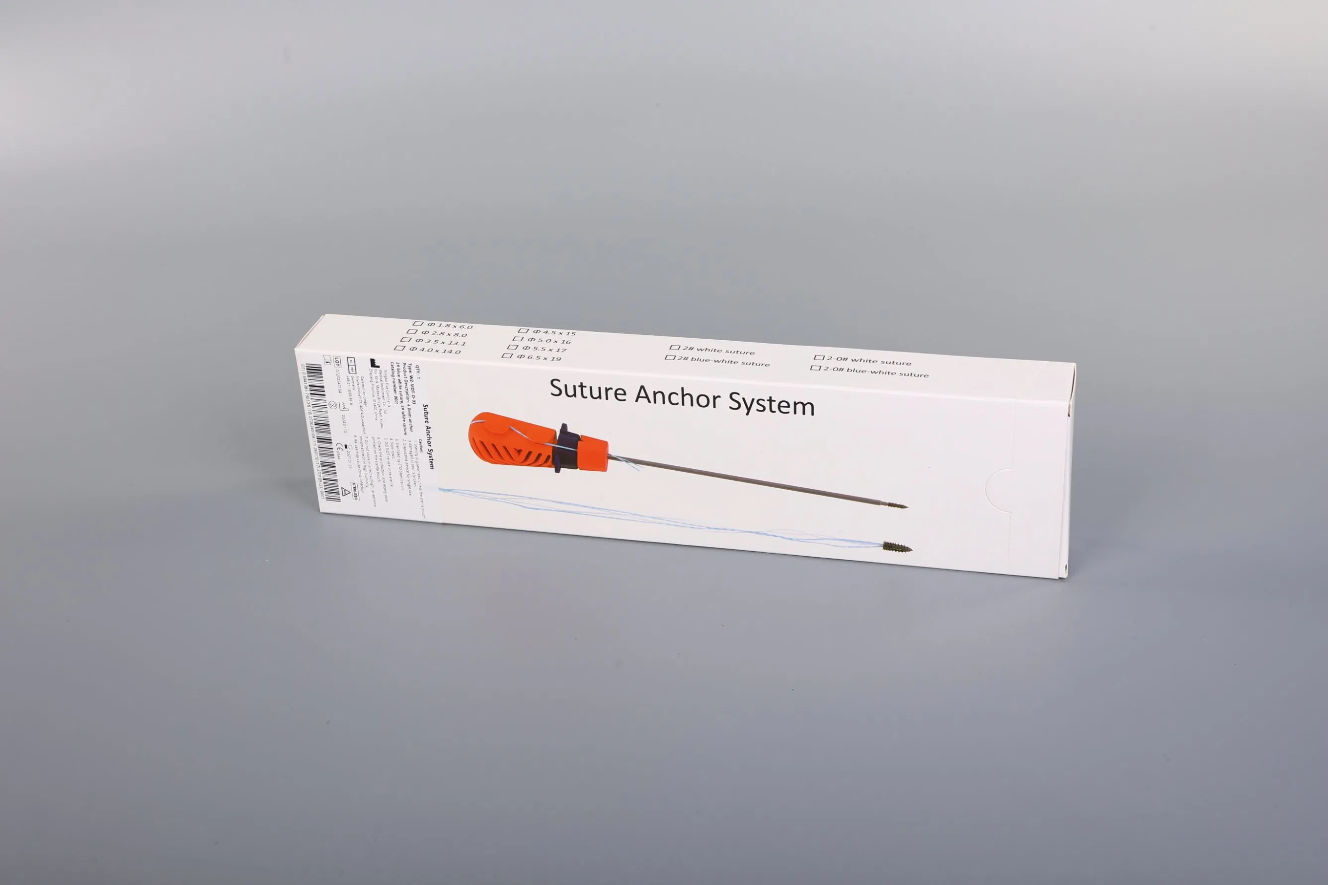 Superior-Quality Non-Slip Handle Suture Anchor Bolt with Line for Soft Tissue Fixation