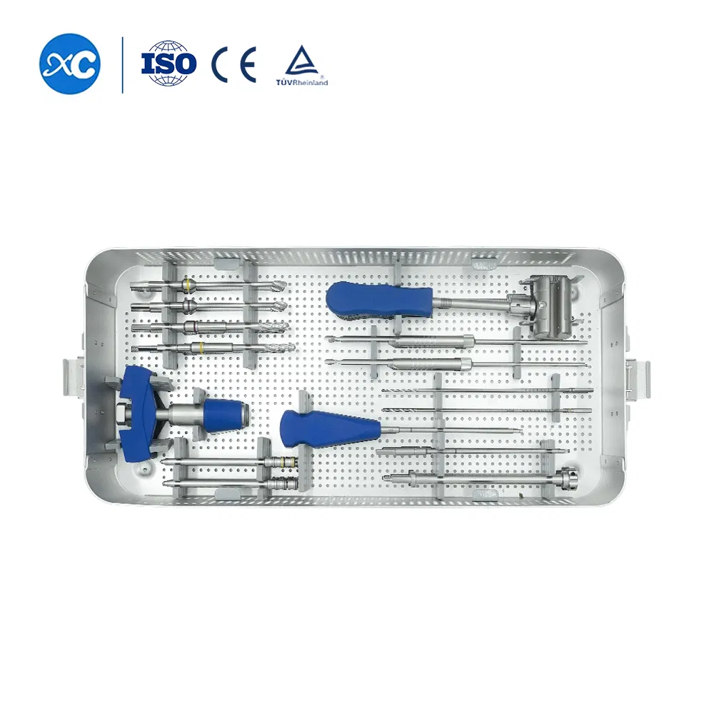 CE &amp; ISO Orthopedic Implants Trauma Expert Retrograde Tibial Intramedullary Nail Instrument Set